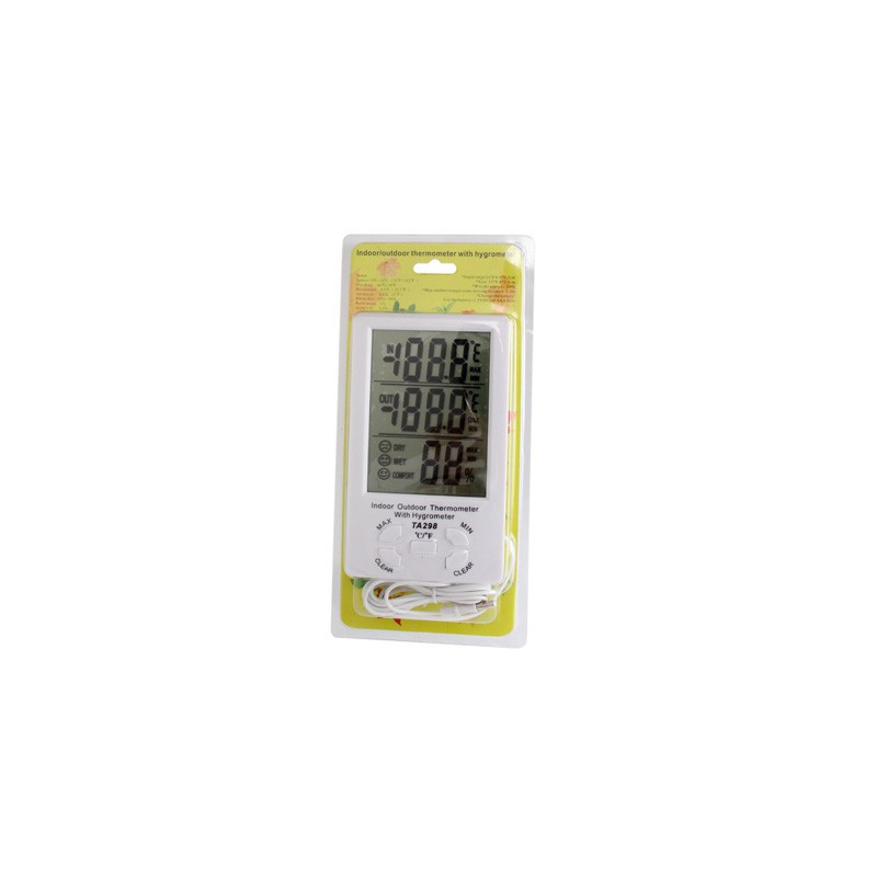 Termohigrómetro con cable sensor TA298