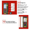 Distanciómetro 120m Sndway SW-TG120 Doble Burbuja Distancia