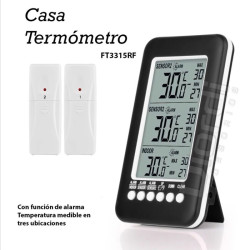 Termohigrómetro Inalámbrico con 2 sensores
