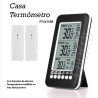 Termohigrómetro Inalámbrico con 2 sensores