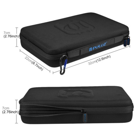 Estuche Maletín impermeable PULUZ para accesorios de GoPro, Insta360, DJI y otras cámaras de acción