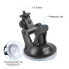 Soporte Ventosa para Auto con tornillo, adaptador para trípode para GoPro, Insta360, DJI y otras cámaras de acción