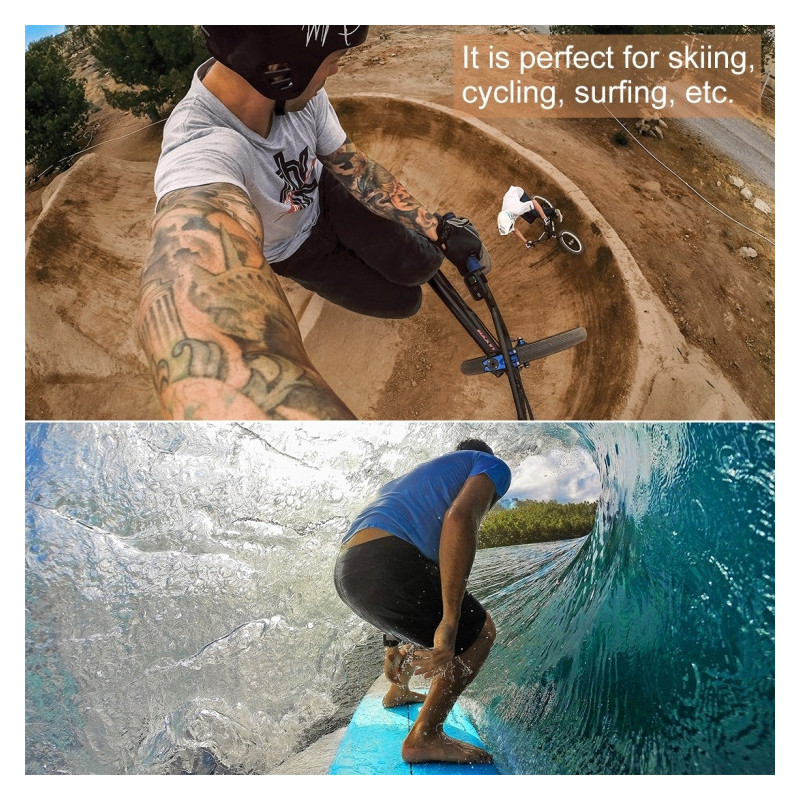 Correa de mano y muñeca PULUZ de nailon con cierre de velcro para GoPro