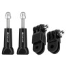 Brazo pivotante ajustable de 3 vías PULUZ con 2 tornillos largos