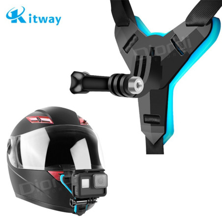 Soporte Correa Para Casco Moto Para Gopro