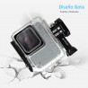 Case sumergible Gopro 7 Silver