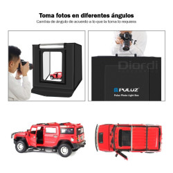 Estudio Fotográfico Puluz Plegable 60cmx60cmx60cm