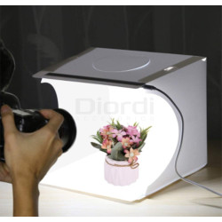 Estudio Fotográfico con Panel Luz Led sin Sombras Puluz 20cmx20cm