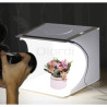 Estudio Fotográfico con Panel Luz Led sin Sombras Puluz 20cmx20cm