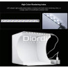 Estudio Fotográfico con Panel Luz Led sin Sombras Puluz 20cmx20cm