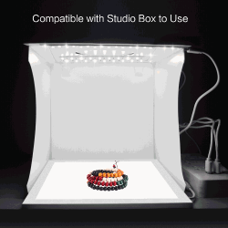 Estudio Fotográfico con Panel Luz Led sin Sombras Puluz 20cmx20cm