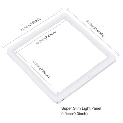 Estudio Fotográfico con Panel Luz Led sin Sombras Puluz 20cmx20cm