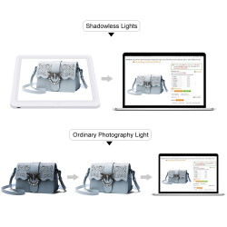 Estudio Fotográfico con Panel Luz Led sin Sombras Puluz 20cmx20cm