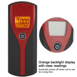 Alcoholímetro Digital Sin Boquillas con Pantalla LCD - Negro